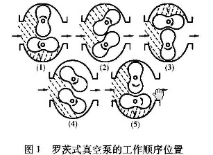 罗茨式真空泵的工作顺序位置